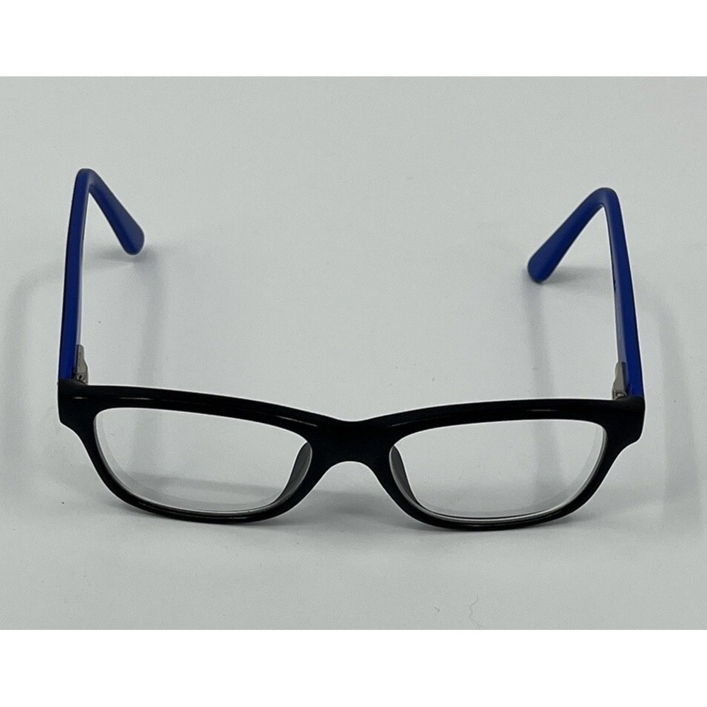 Runway Tween 38 Eyeglasses Frames Black Blue Full Rim 48-16-130